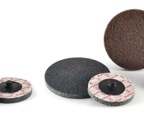 Picture of Superior Abrasives 3" Type R 2S Fine Xlud Rollock Unitized Qc Discs Roll On